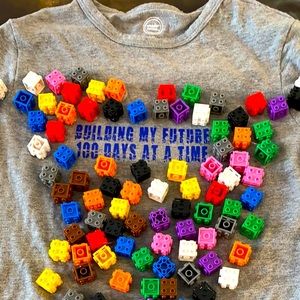 Homemade 100 day of school shirt size 10/12 kids